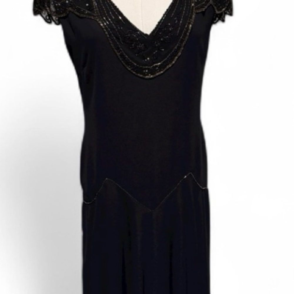 Beaded Art Deco Evening Gown | JoEd Sophisticates  (Medium)8-10 - Picture 5 of 9